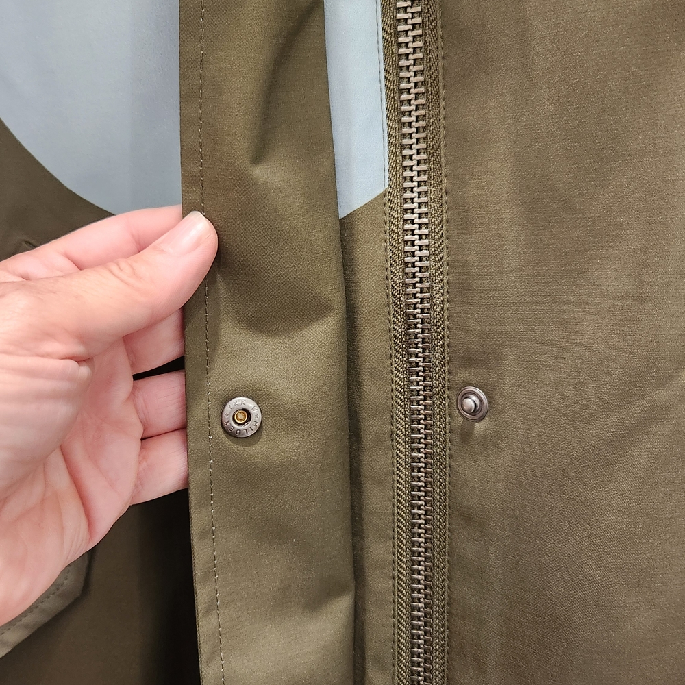 Boden Women's Polka Dot Hooded Waterproof Rain Jacket - Multicolor - Picture 2 of 5